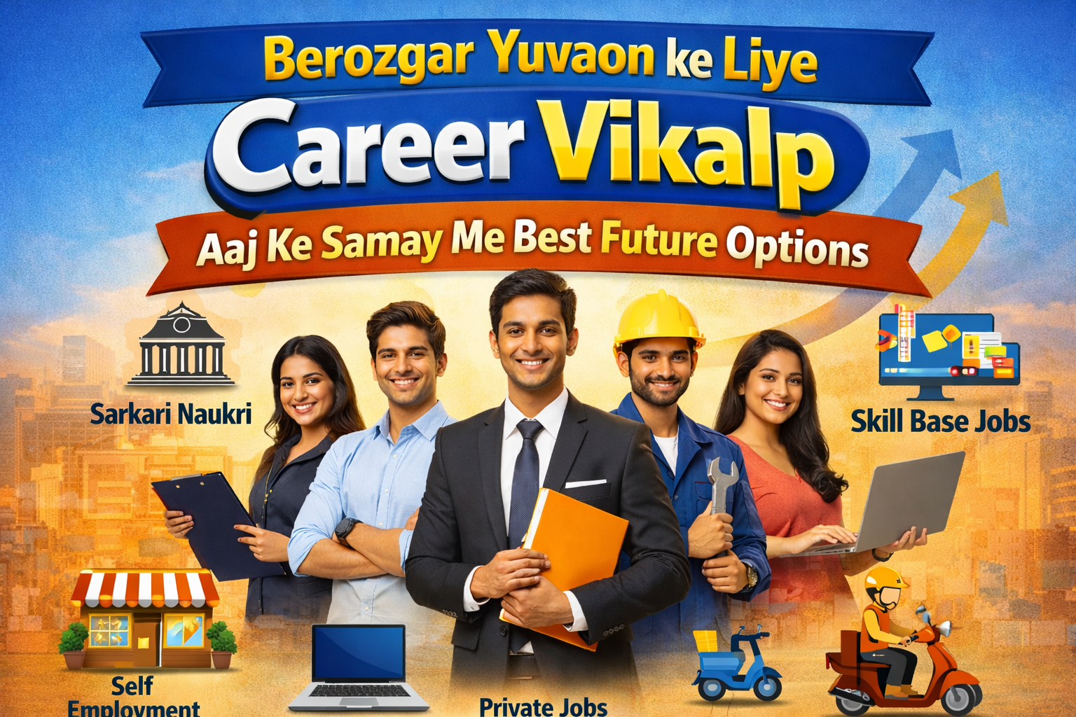 Berozgar Yuvaon ke Liye Career Vikalp Aaj Ke Samay Me Best Future Options 2026