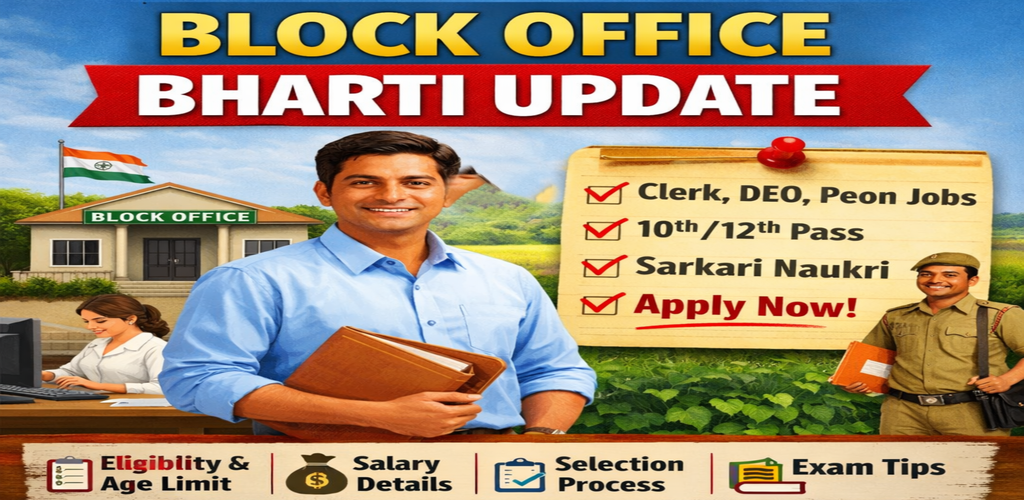 Block Office Bharti Update Latest Government Job Notification, Eligibility, Salary, Selection Process & Apply Guide 2026