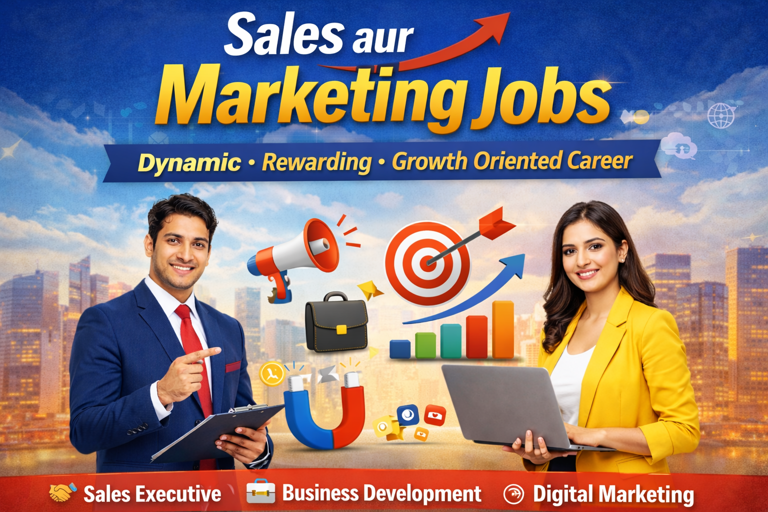 Sales aur Marketing Jobs Career Growth, Salary, Skills aur Latest Opportunities 2026
