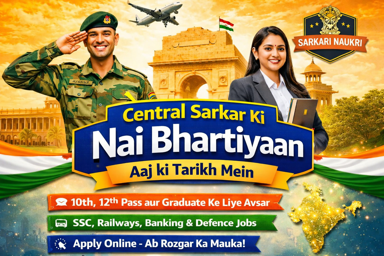 Kendra Sarkar ki Nayi Bhartiya Aaj ki Tarikh Mein Excellent Career 2026